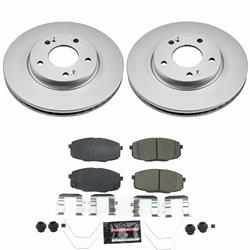 PowerStop Z23 Daily Driver Evolution Coated Brake Upgrade Kits for 2018-2020 ELANTRA GT, 2017-2019 SOUL - CPK8007-23