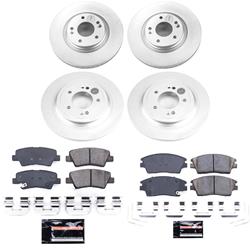PowerStop Z23 Daily Driver Evolution Coated Brake Upgrade Kits for 2017-2022 SPORTAGE, 2019-2021 TUCSON - CPK8010-23