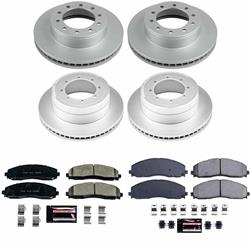 PowerStop Z23 Daily Driver Evolution Coated Brake Upgrade Kits for 2015-2016 F-350 SUPER DUTY - CPK8027-23