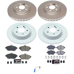 PowerStop Z23 Daily Driver Evolution Coated Brake Upgrade Kits for 2014-2019 CLA250, 2015-2020 GLA250, 2017-2019 QX30 - CPK8046-23