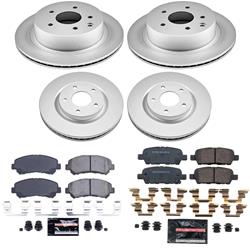 PowerStop Z23 Daily Driver Evolution Coated Brake Upgrade Kits for 2008-2013 ROGUE, 2014-2015 ROGUE SELECT - CPK8268-23