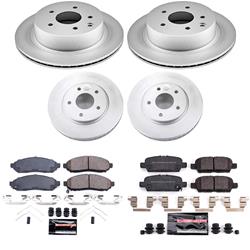 PowerStop Z23 Daily Driver Evolution Coated Brake Upgrade Kits for 2011-2014 LEAF - CPK8272-23