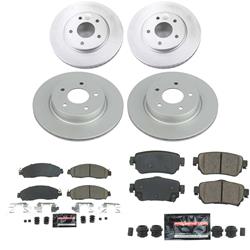 PowerStop Z23 Daily Driver Evolution Coated Brake Upgrade Kits for 2018-2025 LEAF - CPK8274-23