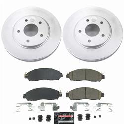 PowerStop Z23 Daily Driver Evolution Coated Brake Upgrade Kits for 2018-2025 LEAF - CPK8275-23