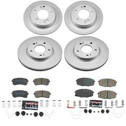 PowerStop Z23 Daily Driver Evolution Coated Brake Upgrade Kits for 2018-2023 KONA, 2021-2025 SELTOS - CPK8278-23