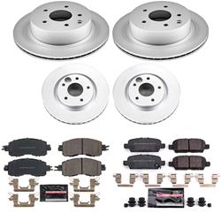 PowerStop Z23 Daily Driver Evolution Coated Brake Upgrade Kits for 2014-2017 LEAF - CPK8288-23