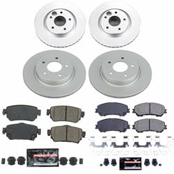 PowerStop Z23 Daily Driver Evolution Coated Brake Upgrade Kits for 2018-2020 ROGUE, 2019-2021 ROGUE SPORT - CPK8289-23