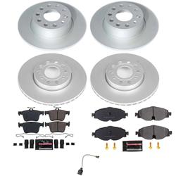 PowerStop Z23 Daily Driver Evolution Coated Brake Upgrade Kits for 2019-2024 JETTA - CPK8365-23