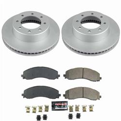 PowerStop Z23 Daily Driver Evolution Coated Brake Upgrade Kits for 2019-2025 RAM 2500, RAM 3500 - CPK8478-23