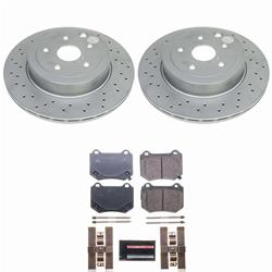 PowerStop Z23 Daily Driver Evolution Coated Brake Upgrade Kits for 2024 WRX, 2018-2021 WRX STI - CPK8496-23
