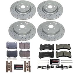 PowerStop Z23 Daily Driver Evolution Coated Brake Upgrade Kits for 2024 WRX, 2018-2021 WRX STI - CPK8522-23