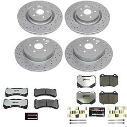 PowerStop - Brake Rotor and Pad Combos for 2024 WRX, 2018-2021 WRX STI - CPK8522-26
