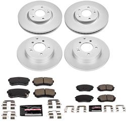 PowerStop Z23 Daily Driver Evolution Coated Brake Upgrade Kits for 2017 OPTIMA - CPK8628-23