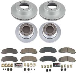 PowerStop Z23 Daily Driver Evolution Coated Brake Upgrade Kits for 2019-2025 RAM 2500 - CPK8640-23