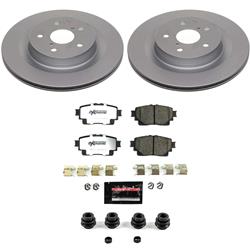 PowerStop - Brake Rotor and Pad Combos for 2021-2024 RAV4 PRIME, SIENNA - CPK8716-36