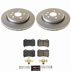 PowerStop Z23 Daily Driver Evolution Coated Brake Upgrade Kits for 2018-2026 DURANGO, 2018-2021 GRAND CHEROKEE - CPK8758-23