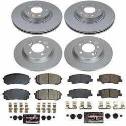PowerStop Z23 Daily Driver Evolution Coated Brake Upgrade Kits for 2021-2025 K5, 2020-2026 SONATA - CPK8809-23
