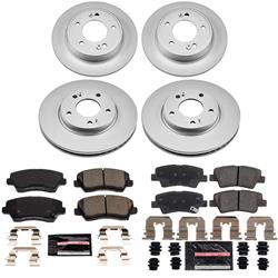 PowerStop Z23 Daily Driver Evolution Coated Brake Upgrade Kits for 2016 VELOSTER - CPK8889-23