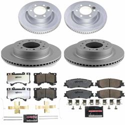 PowerStop - Brake Rotor and Pad Combos for 2023-2024 SEQUOIA, 2022-2024 TUNDRA - CPK8946-36