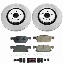 PowerStop Z23 Daily Driver Evolution Coated Brake Upgrade Kits for 2017-2020 CONTINENTAL, MKZ, 2017-2019 FUSION - CPK8960-23