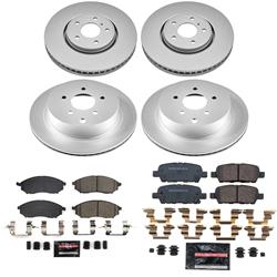 PowerStop Z23 Daily Driver Evolution Coated Brake Upgrade Kits for 2009 FX35 - CPK9135-23