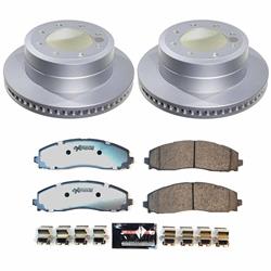 PowerStop - Brake Rotor and Pad Combos for 2023-2024 F-250 SUPER DUTY, F-350 SUPER DUTY - CPK9212-36