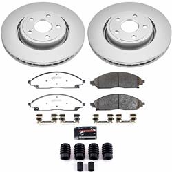PowerStop - Brake Rotor and Pad Combos for 2022-2024 GRAND CHEROKEE, GRAND CHEROKEE L - CPK9241-36
