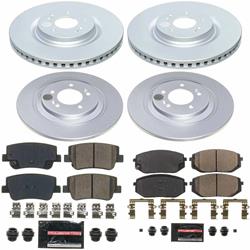 PowerStop Z23 Daily Driver Evolution Coated Brake Upgrade Kits for 2021-2025 K5, SONATA - CPK9246-23