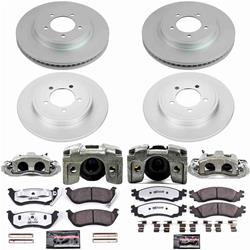 PowerStop Z36 Truck and Tow Evolution GEOMET Coated Brake Upgrade Kits with Calipers for 2007-2010 MOUNTAINEER, EXPLORER SPORT TRAC, 2006-2010 EXPLORER - CPR1443-36