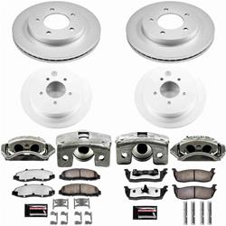 PowerStop Z36 Truck and Tow Brake Upgrade Kits with Calipers for 1999-2000 F-150 - CPR1867-36