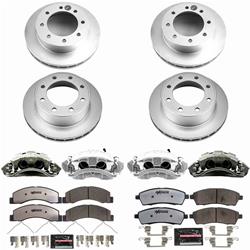 PowerStop Z36 Truck and Tow Evolution GEOMET Coated Brake Upgrade Kits with Calipers for 1999 F-250 SUPER DUTY, F-350 SUPER DUTY - CPR1887-36