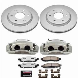 PowerStop Z36 Truck and Tow Evolution GEOMET Coated Brake Upgrade Kits with Calipers for 2005-2007 TITAN, QX56, 2005-2006 ARMADA - CPR211-36
