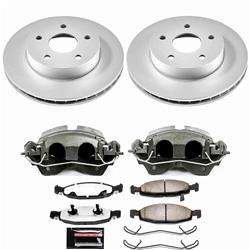 PowerStop Z36 Truck and Tow Evolution GEOMET Coated Brake Upgrade Kits with Calipers for 1999-2002 GRAND CHEROKEE - CPR2147-36
