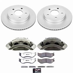 PowerStop Z36 Truck and Tow Evolution GEOMET Coated Brake Upgrade Kits with Calipers for 2002 RAM 1500 - CPR2165-36