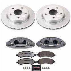 PowerStop Z36 Truck and Tow Evolution GEOMET Coated Brake Upgrade Kits with Calipers for 2009-2011 DAKOTA - CPR2193A-36