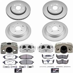 PowerStop Z36 Truck and Tow Evolution GEOMET Coated Brake Upgrade Kits with Calipers for 2006-2010 COMMANDER, 2005-2010 GRAND CHEROKEE - CPR2220-36