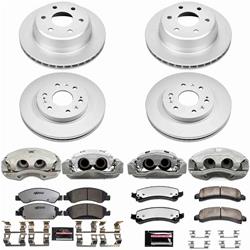PowerStop Z36 Truck and Tow Evolution GEOMET Coated Brake Upgrade Kits with Calipers for 2009-2014 EXPRESS 1500, SAVANA 1500 - CPR2826-36