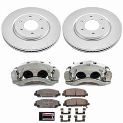 PowerStop Z36 Truck and Tow Brake Upgrade Kits with Calipers for 2008-2010 TITAN, QX56, 2007-2011 ARMADA - CPR2961-36