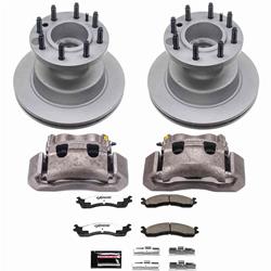 PowerStop Z36 Truck and Tow Evolution GEOMET Coated Brake Upgrade Kits with Calipers for 1999-2002 E-350 ECONOLINE CLUB WAGON, 2001-2002 E-350 SUPER DUTY, 2005-2007 E-450 SUPER DUTY - CPR5084A-36