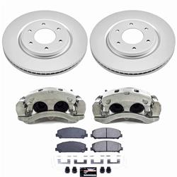 PowerStop Z23 Evolution Sport Brake Upgrade Kits with Calipers for 2012-2015 ARMADA, 2011-2024 TITAN - CPR5821-23