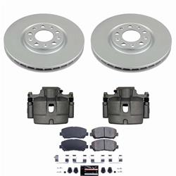 PowerStop Z23 Evolution Sport Brake Upgrade Kits with Calipers for 2015-2017 CHRYSLER 200, 2013-2016 DART - CPR6372-23