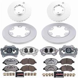 PowerStop Z36 Truck and Tow Evolution GEOMET Coated Brake Upgrade Kits with Calipers for 2015-2019 TRANSIT-350 HD - CPR7234-36