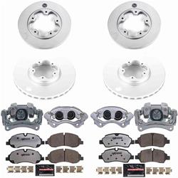 PowerStop Z36 Truck and Tow Evolution GEOMET Coated Brake Upgrade Kits with Calipers for 2015-2019 TRANSIT-150, TRANSIT-250, TRANSIT-350 - CPR7235-36