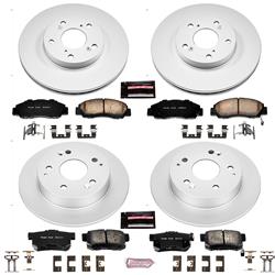 PowerStop Z17 Evolution Plus GEOMET Coated Brake Kits for 1998-2002 ACCORD - CRK1042