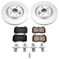 PowerStop Z17 Evolution Plus GEOMET Coated Brake Kits for 2003-2008 350Z, 2003-2004 G35 - CRK104
