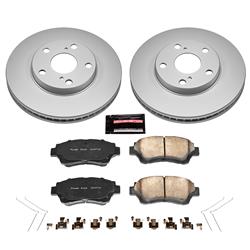 PowerStop Z17 Evolution Plus GEOMET Coated Brake Kits for 1995-1997 AVALON, 1992-2001 CAMRY, 1992-1996 ES300 - CRK1054