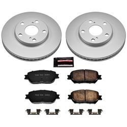 PowerStop Z17 Evolution Plus GEOMET Coated Brake Kits for 2002-2006 CAMRY - CRK1064
