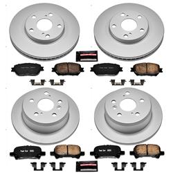 PowerStop Z17 Evolution Plus GEOMET Coated Brake Kits for 2002-2006 CAMRY - CRK1065