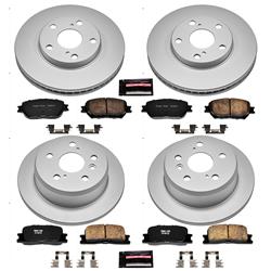 PowerStop Z17 Evolution Plus GEOMET Coated Brake Kits for 2002-2006 CAMRY - CRK1066