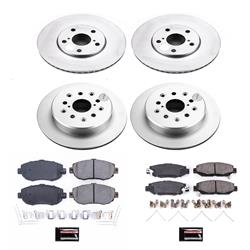 PowerStop Z17 Evolution Plus GEOMET Coated Brake Kits for 1993-1997 GS300 - CRK1078